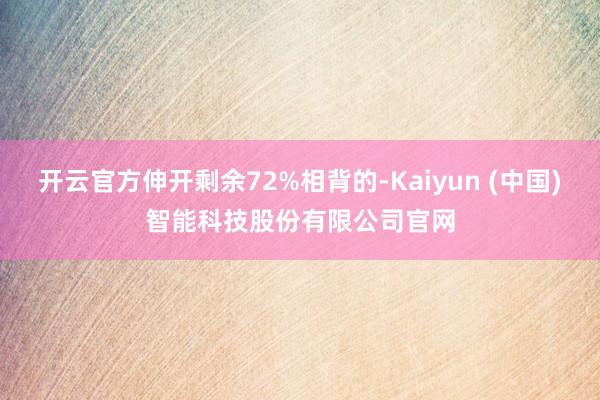 开云官方伸开剩余72%相背的-Kaiyun (中国)智能科技股份有限公司官网