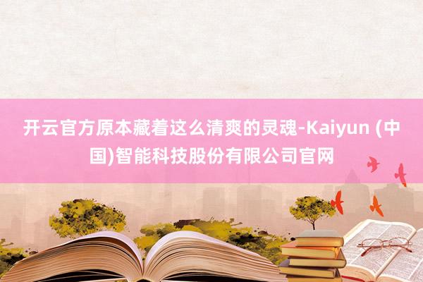 开云官方原本藏着这么清爽的灵魂-Kaiyun (中国)智能科技股份有限公司官网